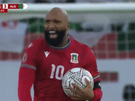 Video: Päiväntasaajan Guinean Emilio Nsue pamautti upean maalin Afrikan-mestaruuskilpailuissa