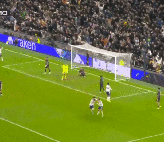 Video: Tottenhamin Dominic Solanke ohjasi uskomattoman maalin Man Cityn verkkoon