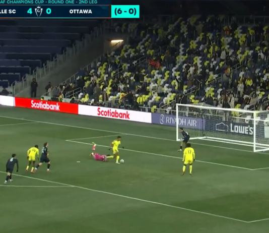 Video: Nashville SC:n ruotsalaispelaaja painoi eleettömän maalin CONCACAF Champions Cupissa