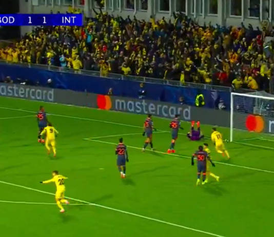 Video: Jättipaukku Mestarien liigan neljännesvälierissä – FK Bodø/Glimt kaatoi Interin!