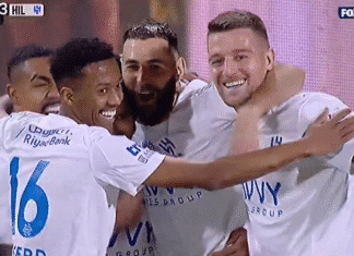 Video: Karim Benzema painoi hattutempun debyyttiottelussaan uudessa seurassa