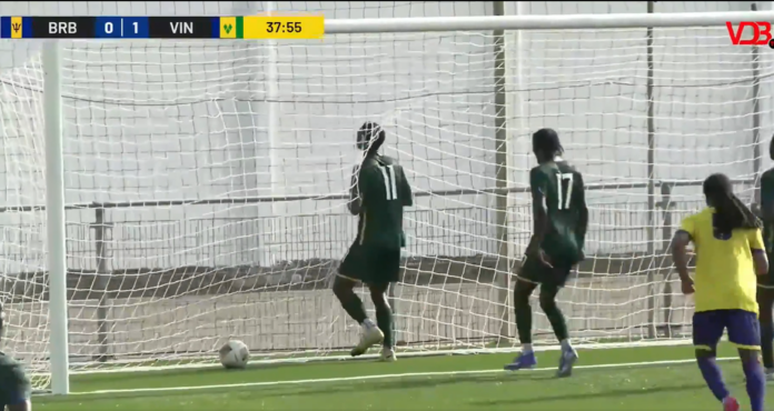 Video: Saint Vincent ja Grenadiinien pelaaja teki maalin ja suoritti koomisen FIFA-tuuletuksen