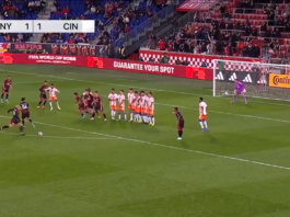 Video: Ruotsalaiskonkari Emil Forsberg pamautti tylyn vapaapotkumaalin MLS:ssä