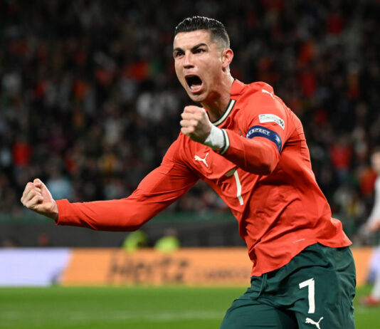 Cristiano Ronaldo rikkoi jälleen ennätyksen