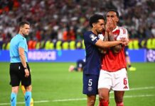 Video: PSG-kapteeni Marquinhosilta kaunis ele – meni lohduttamaan rankkarin missannutta Gabrielia