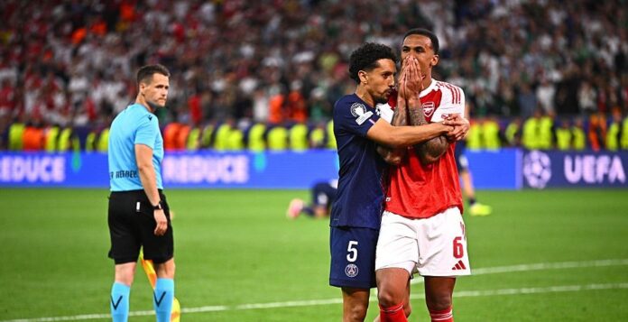 Video: PSG-kapteeni Marquinhosilta kaunis ele – meni lohduttamaan rankkarin missannut Gabrielia