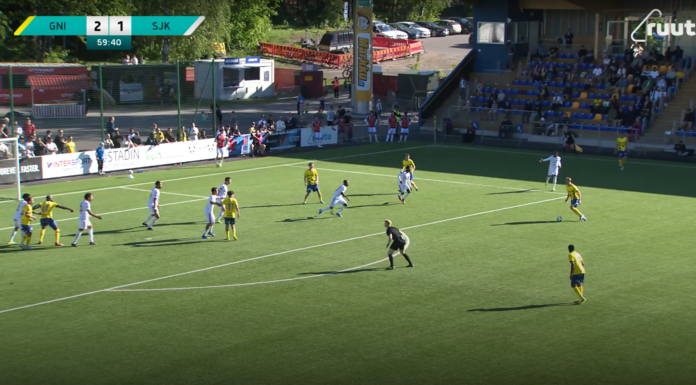 Video: Tyylikäs voittomaali – Gnistanin Gabriel Europaeus laukoi Eurogoalin Veikkausliigassa
