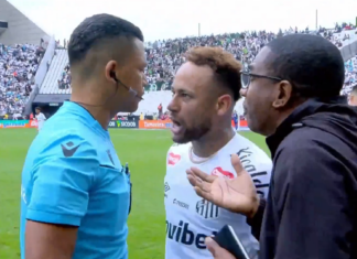 Video: 4. erotuomarilta karmea moka Brasilian Série A:ssa – Neymar vaihtoon vahingossa