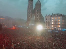 Video: Wisła Krakova nousee Puolan pääsarjaan – Krakovan keskustassa uskomaton fanijuhla