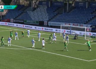 Video: Ilveksen Maksim Stjopin tälläsi komean maalin HJK:n verkkoon Bolt Arenalla