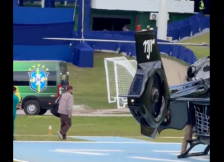 Video: Brasilian joukkue kokoontui harjoitusleirille – Neymar saapui omalla helikopterilla