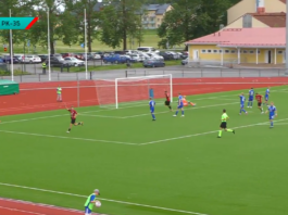 Video: Jasper Pikkuhookana laukoi Eurogoalin – PK-35:lle murskavoitto Järvenpäässä