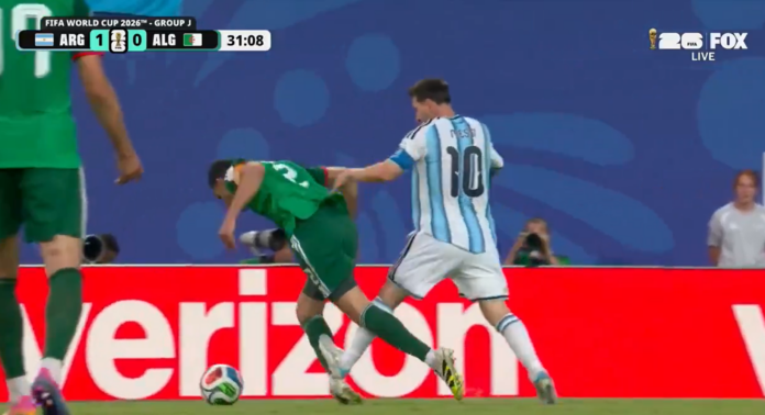 Video: Lionel Messi sukitti takaapäin Algerian pelaajaa – jäikö punainen kortti saamatta?