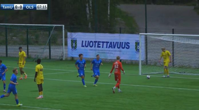 Video: Jesse Huhtala teki näppärän puskumaalin – Tampere United porskuttaa Ykkösen kärjessä