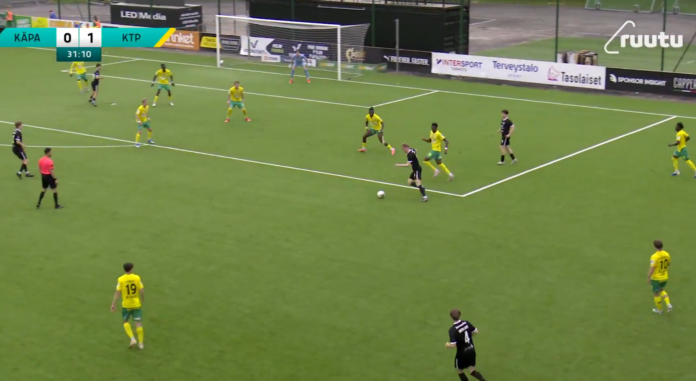 Video: KäPan Antonio Almén pamautti Eurogoalin KTP:n verkkoon Ykkösliigassa