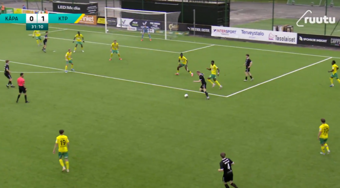 Video: KäPan Antonio Almén pamautti Eurogoalin KTP:n verkkoon Ykkösliigassa