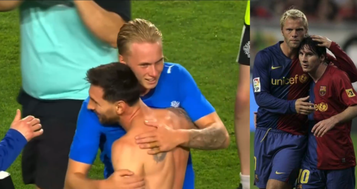 Video: Islannin pelaaja kertoi olevansa Eidur Gudjohnsenin poika – Lionel Messi ilahtui