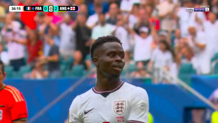 bukayo saka ranska englanti