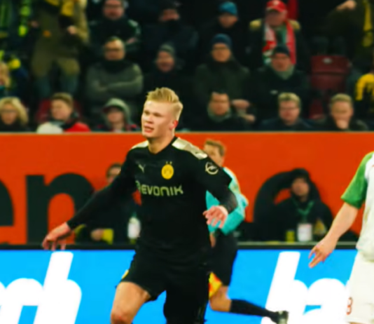 Klassikkovideo: Erling Haaland debytoi Bundesliigassa – tekee hattutempun 23 minuutissa