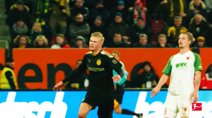 haaland debyytti bundesligassa