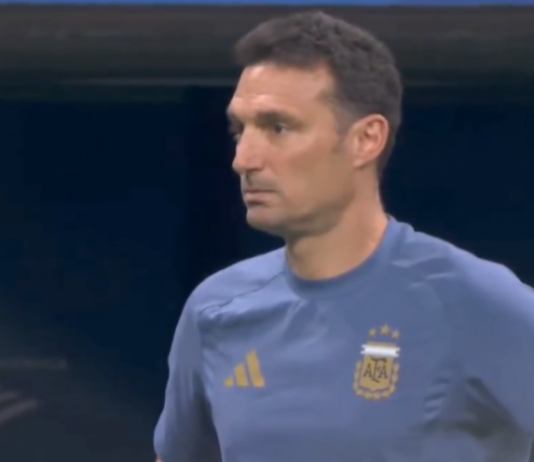 Video: Argentiina-luotsi Lionel Scaloni reagoi voittomaaliin jäätävän viileästi
