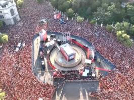 Video: Espanjan MM-joukkue sai jättimäisen vastaanoton Madridissa – lähes kaksi miljoonaa juhlijaa