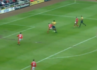Klassikkovideo: Arsenalin Nwankwo Kanu painaa pallon kauniilla takavasaralla rysään vuonna 1999