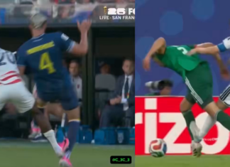Video: USA:n Folarin Balogun sai ulosajon samanlaisesta osumasta, mistä Lionel Messi ei