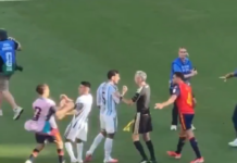 Video: Leandro Paredes riehui typerästi päätösvihellyksen jälkeen – sai punaisen kortin