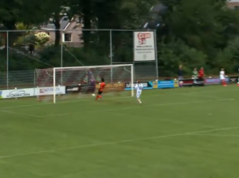 Video: Volendam-pelaaja koskee maaliin menevään palloon maaliviivalla – hylätään paitsiona