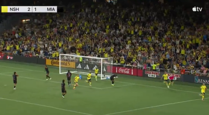Video: Sam Surridge teki nöyryyttävän kantapäämaalin – Nashville SC murjoi Inter Miamin