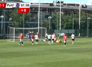 Video: PuiU-maalivahti Toni Korkiakoski puski tasoitusmaalin Kakkosessa