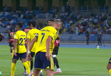 Video: Cristiano Ronaldo palasi Al Nassr -paitaan – viimeisteli tyylikkään maalin
