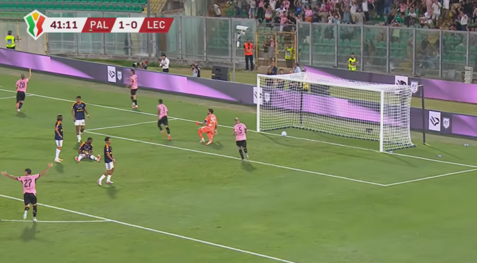 Video: Joel Pohjanpalo heti maalinteossa – Palermo pudotti Leccen Italian Cupista