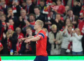 Video: Erling Haaland upotti Tanskan – ohitti samalla Zlatanin historiallisessa tilastossa