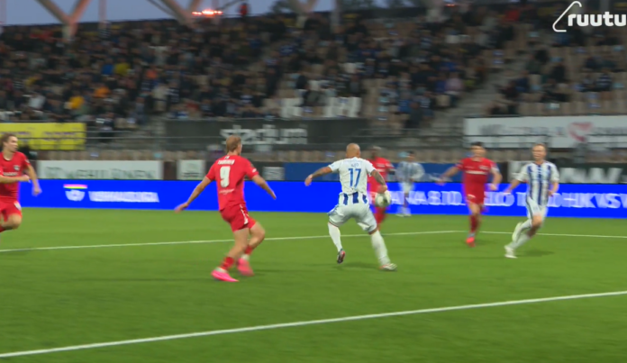 Video: HJK kaatoi FC Interin – erotuomari myönsi virheensä Klubin voittomaalissa