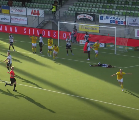 Video: KuPS:n Tommi Jyry laukoi voittomaalin kolmen VPS-pelaajan putkista