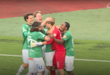 Video: EIF-maalivahti Antto Mikkonen laukoi tasoitusmaalin FC Hakan verkkoon!