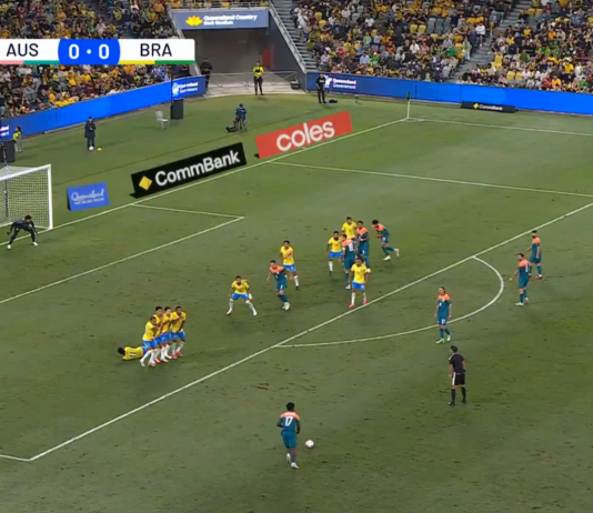 Video: Australian Nestory Irankunda laukoi kuvankauniin vaparimaalin Brasilian verkkoon