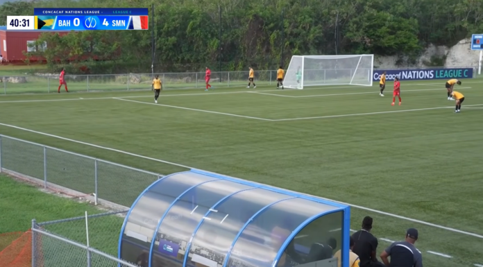 Video: Bahaman maalivahdilta karmea moka – Saint-Martin sai lahjamaalin Concacaf Nations Leaguessa