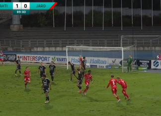 Video: FF Jaron 18-vuotias Valde Löfs tälläsi huipputärkeän maalin Veikkausliigassa