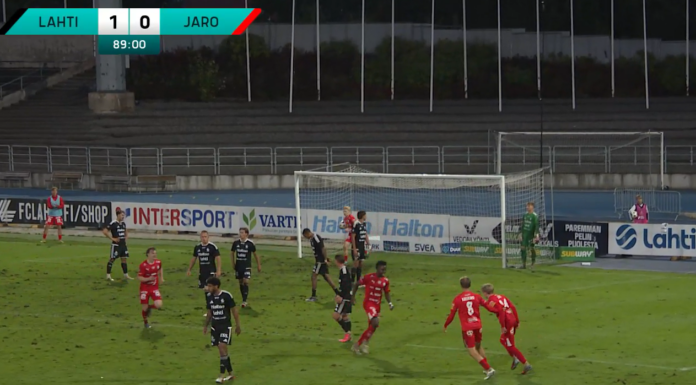 Video: FF Jaron 18-vuotias Valde Löfs tälläsi huipputärkeän maalin Veikkausliigassa