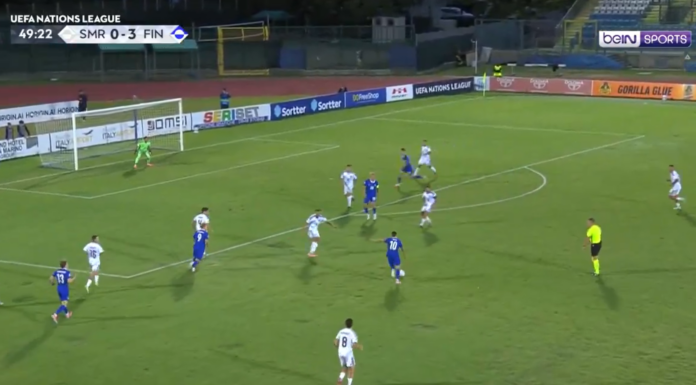 Video: Täydellinen kuti – Leo Walta tälläsi Eurogoalin San Marinon verkkoon