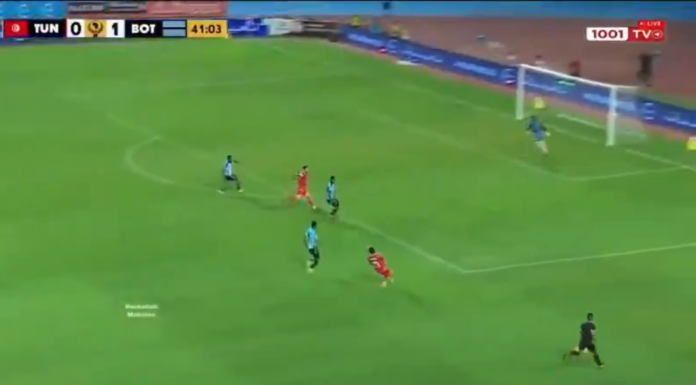 Video: Avustava erotuomari kirmasi ihan missä sattuu Tunisia–Botswana-ottelussa