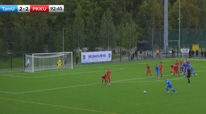 Video: Ossi Torniainen laukoi upean voittomaalin lisäajalla – TamU lähellä nousua Ykkösliigaan