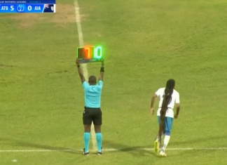 Video: Anguillan pelaajan valtavat rastat aiheuttivat kaksi ulosajoa CONCACAF Nations Leaguessa