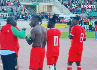 Video: Kenian kapteeni antoi pelipaitansa fanille – kiivas yhteenotto huoltajan kanssa
