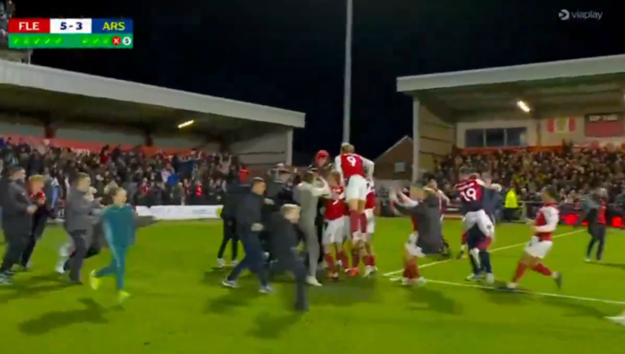 Video: Sensaatio Liigacupissa – alasarjajoukkue Fleetwood Town pudotti Arsenalin