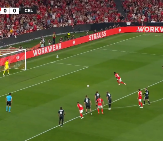 Video: Benfican Jhon Durán laukoi tylyn Panenka-rankkarin Viljami Sinisalon taakse